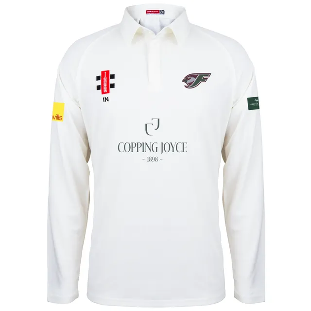 gray-nicolls-matrix-v2-camicia-cricket-manica-lunga-senior-avorio image 1
