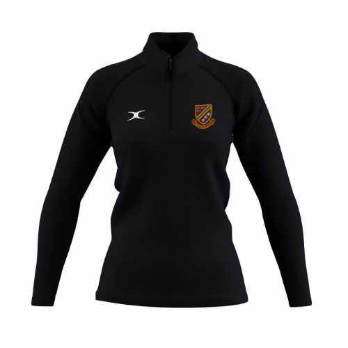 gilbert-rugby-heath-rufc-stainland-lions-rc-gts-1-4-zip-fleece-donna-nero image 1