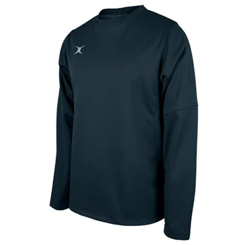 gilbert-rugby-leith-rfc-pro-tech-top-warm-up-senior-blu-navy image 1