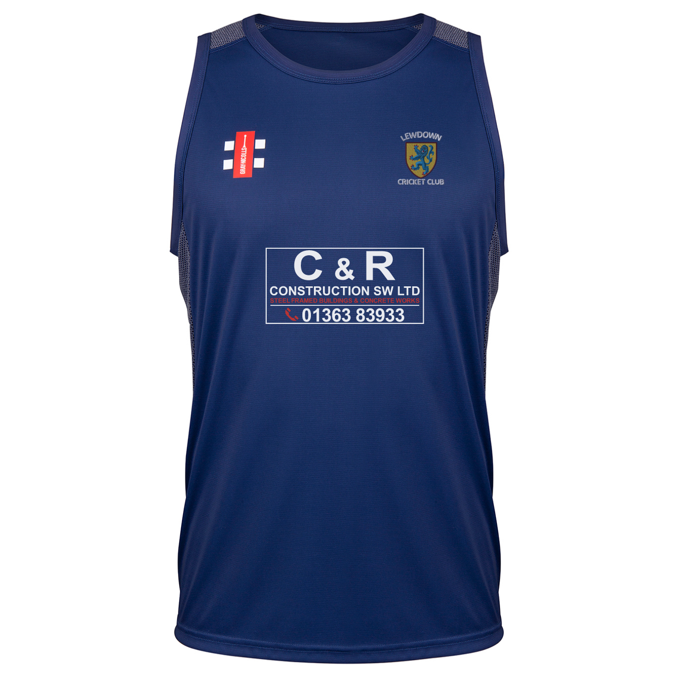 gray-nicolls-lewdown-cc-adulto-canotta-pro-performance-blu-navy image 1