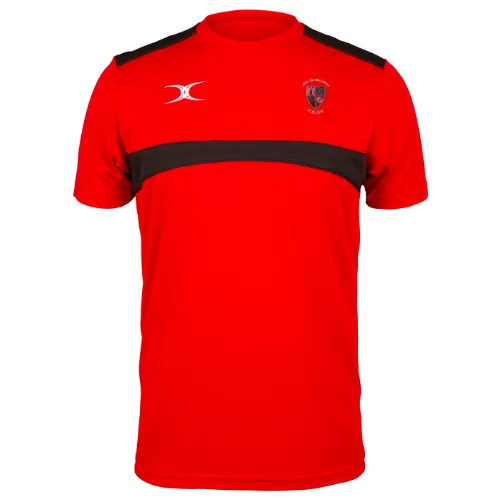 gilbert-rugby-old-brodleians-rufc-photon-t-shirt-uomo-rosso-nero image 1