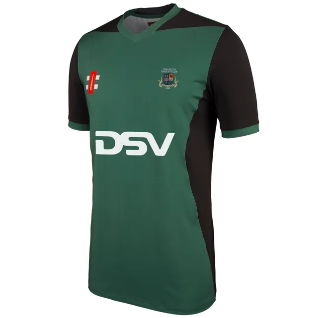 gray-nicolls-thrapston-cc-adulto-pro-performance-t20-maglia-s-s-verde-nero image 1