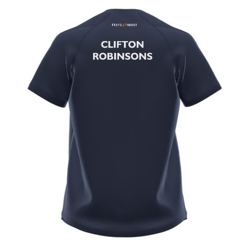 grays-gts-maglia-training-clifton-robinsons-hc-donna-blu-navy-manica-corta image 2