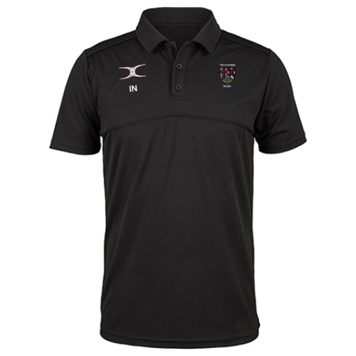 gilbert-rugby-photon-ii-polo-manica-corta-uomo-felixstowe-rfc-nero image 1