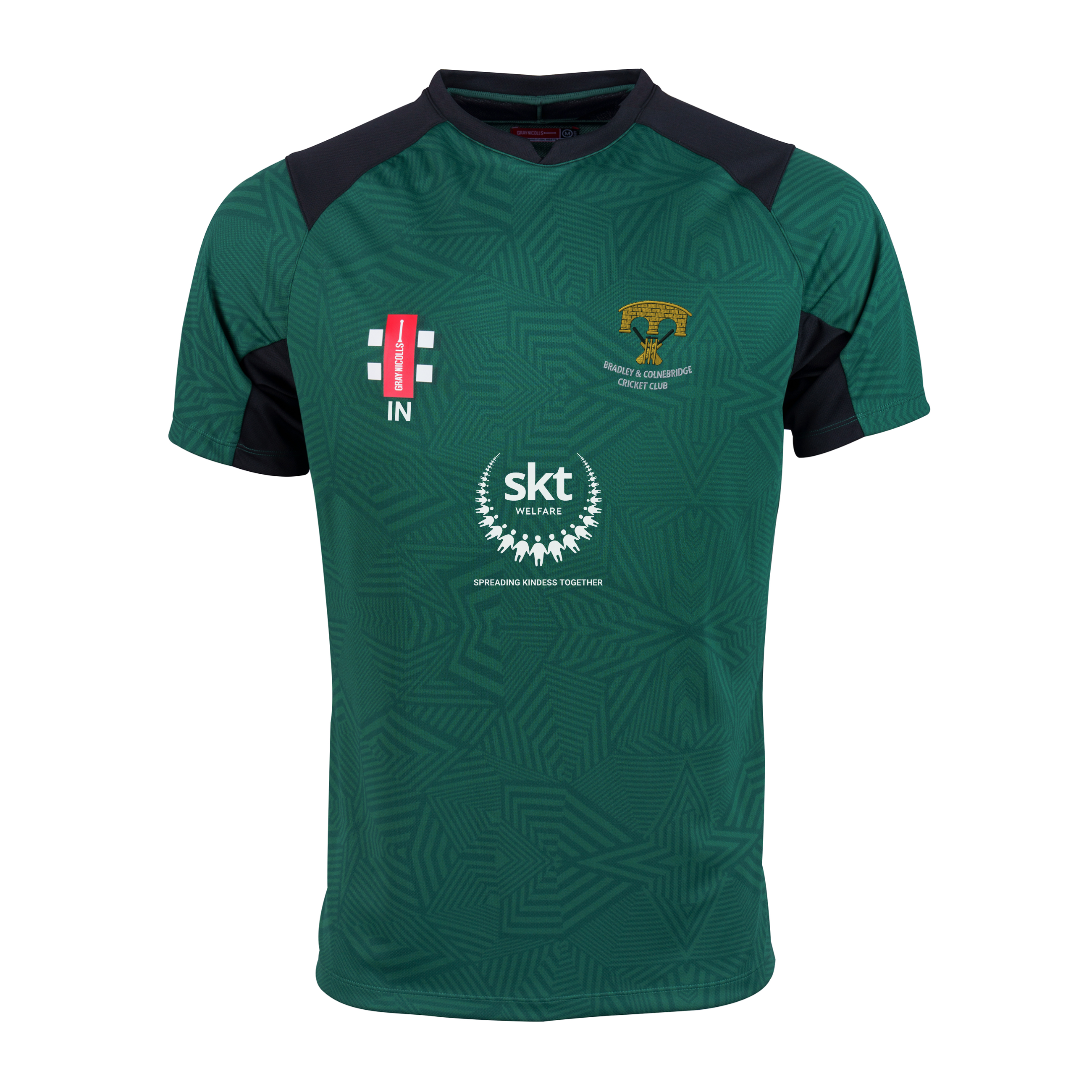 gray-nicolls-pro-performance-v2-maglia-cricket-senior-verde-nero-manica-corta image 1