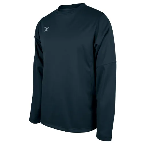 gilbert-rugby-woodbridge-rufc-pro-top-riscaldamento-adulto-blu-navy-scuro image 1