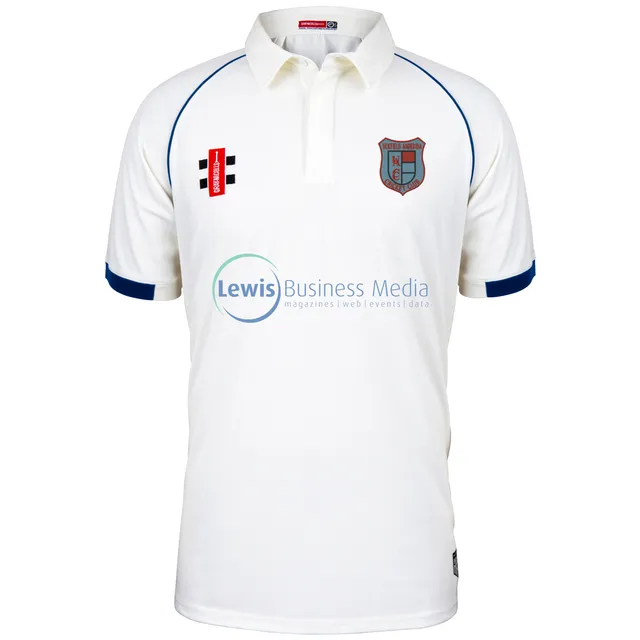 gray-nicolls-matrix-v2-maglia-s-s-uckfield-anderida-cc-avorio-navy-junior image 1