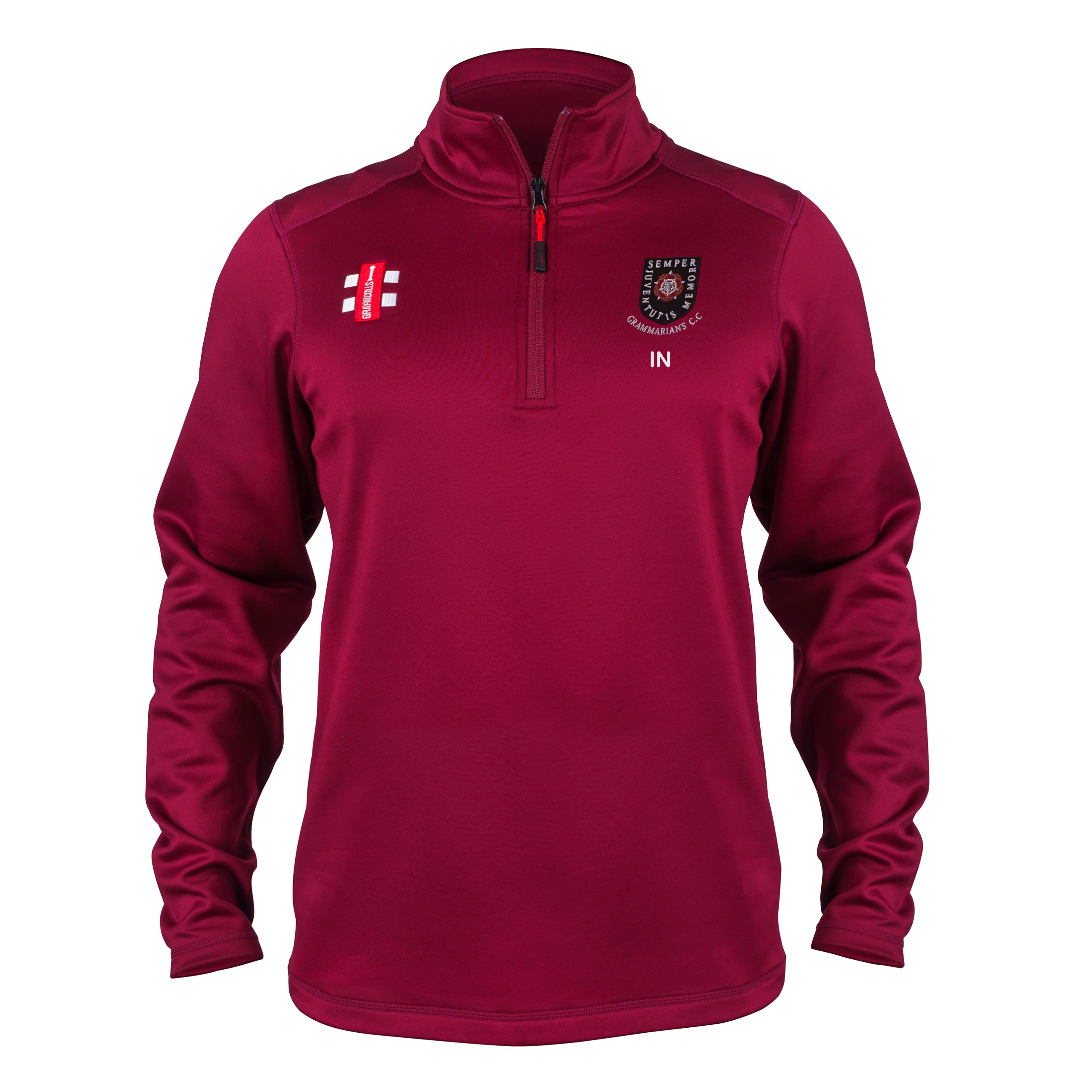 gray-nicolls-wellingborough-old-grammarians-storm-fleece-bordeaux-junior image 1