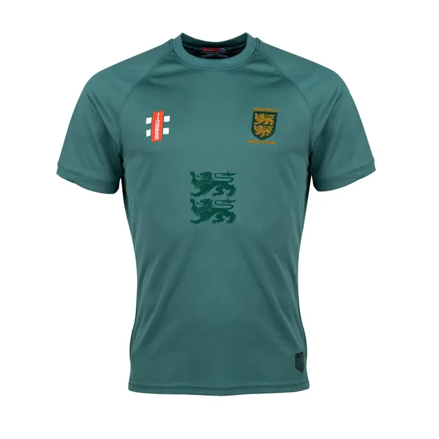 gray-nicolls-kibworth-cc-senior-matrix-v2-t-shirt-manica-corta-verde image 1