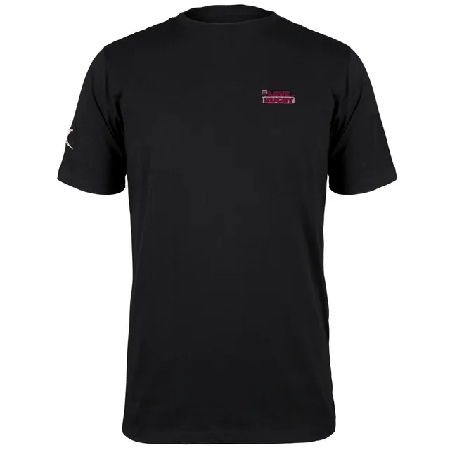 gilbert-for-the-love-of-rugby-t-shirt-junior-nera-quest-cotone-organico image 1
