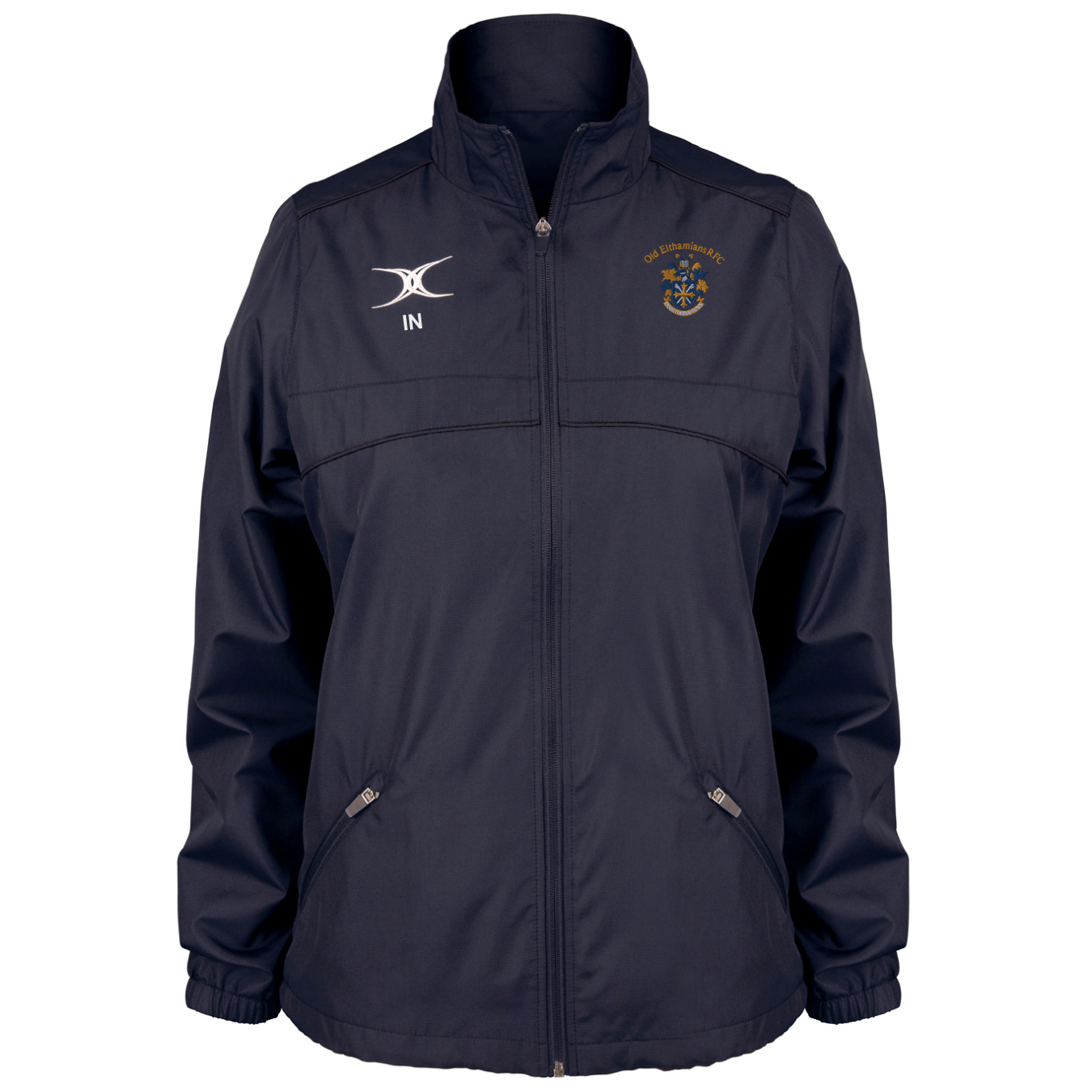 gilbert-rugby-giacca-full-zip-photon-donna-old-elthamians-rfc-blu-navy-scuro image 1