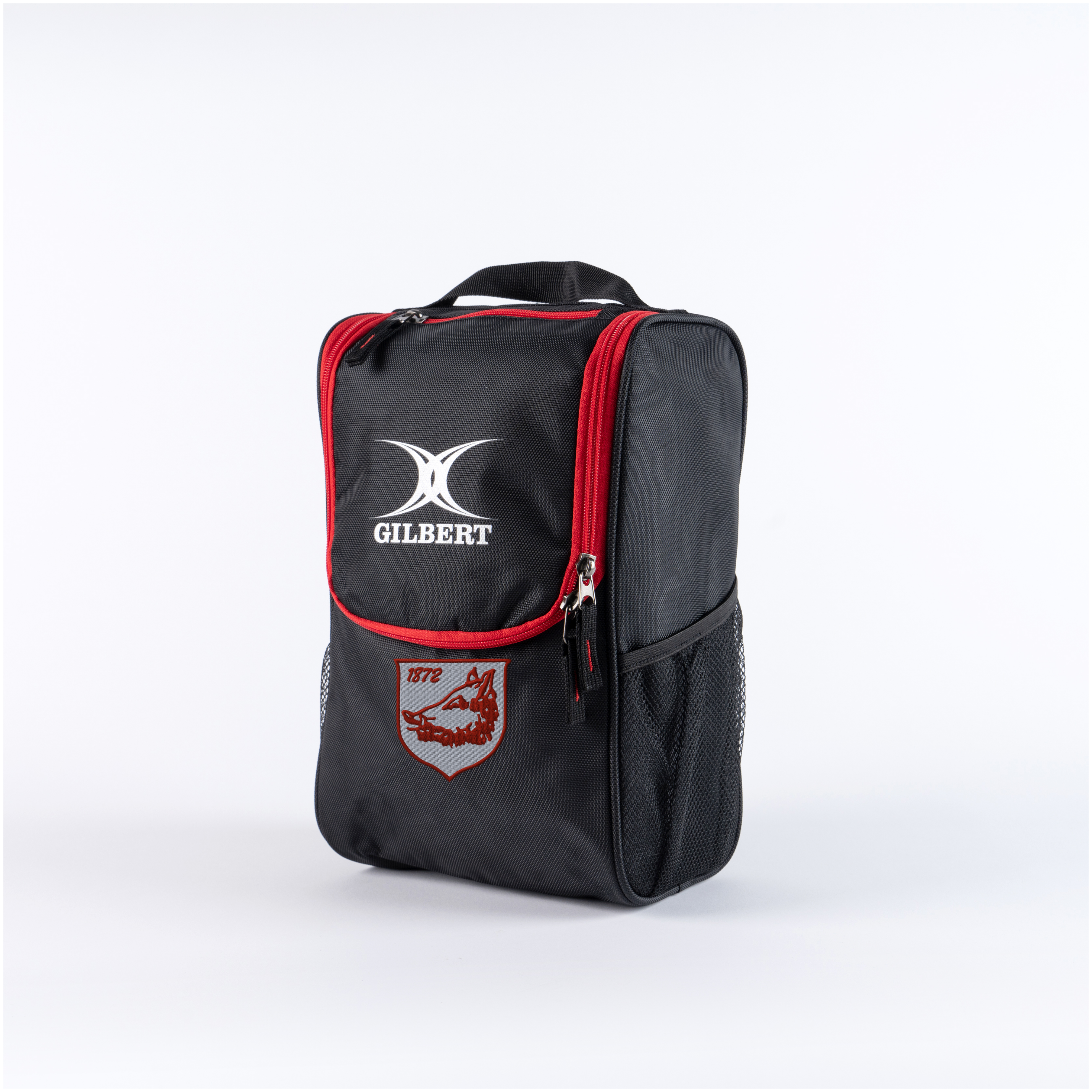 gilbert-rugby-bromsgrove-rfc-club-v4-portascarpe-nero-rosso-senior image 1
