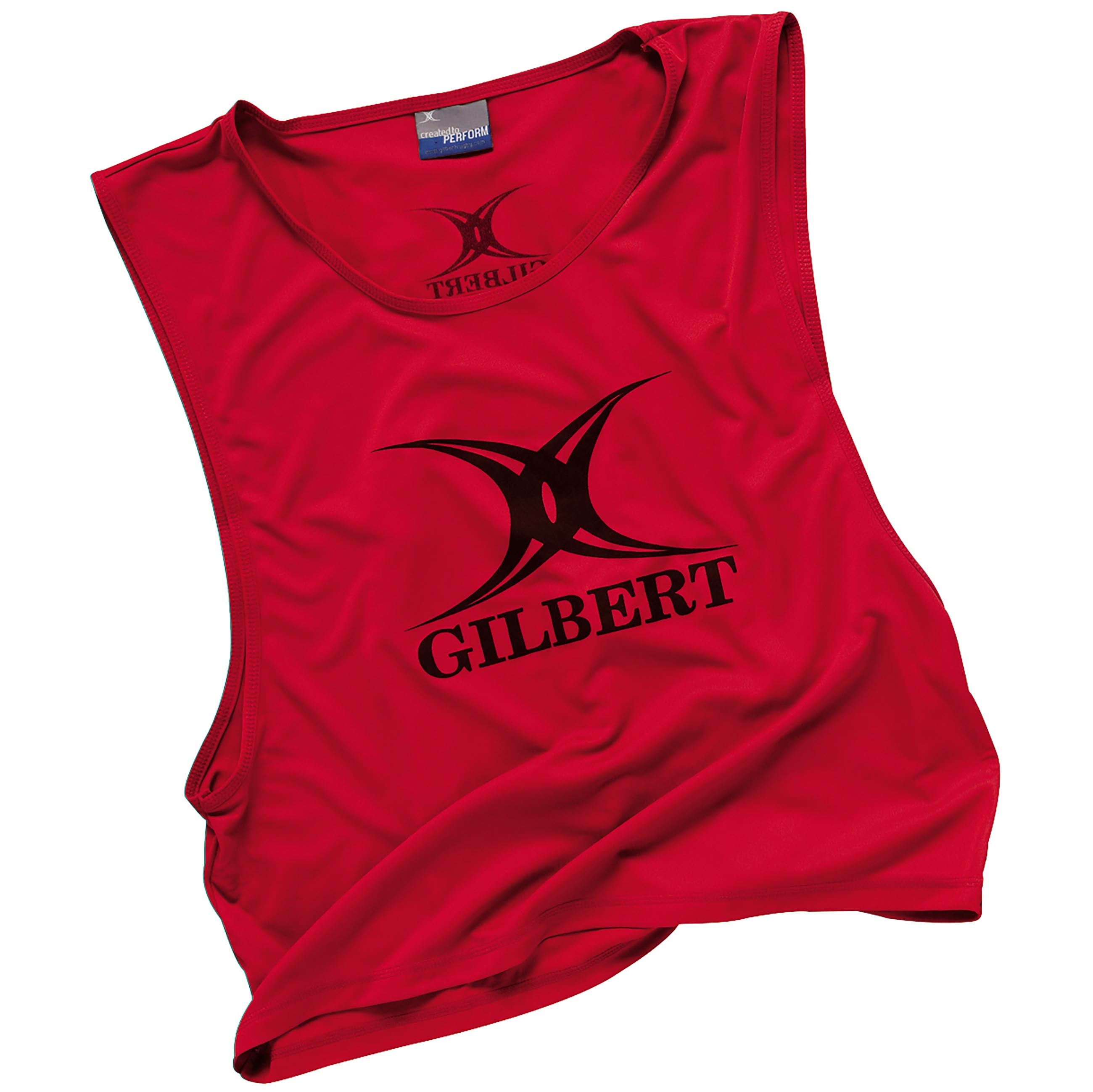 gilbert-rugby-pettorina-allenamento-in-poliestere-blu image 2