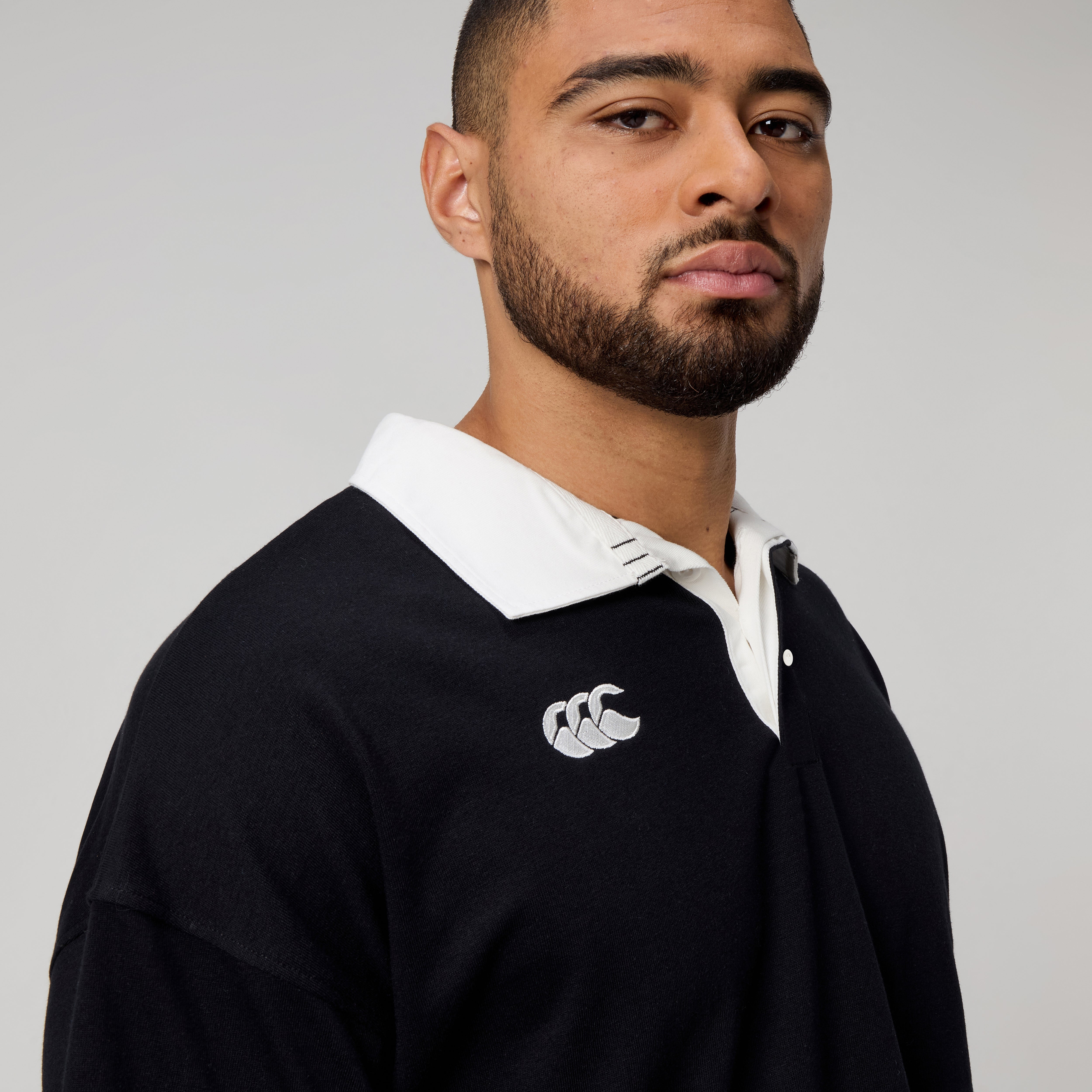 canterbury-solid-dye-maglia-rugby-uomo-manica-corta-black image 3