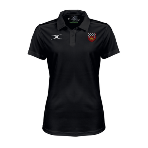 gilbert-rugby-skipton-rfc-photon-ii-polo-manica-corta-donna-nero image 2