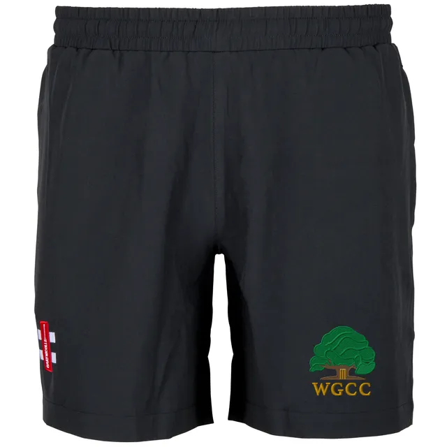 gray-nicolls-wisborough-green-velocity-shorts-senior-black-pantaloncini-cricket image 1