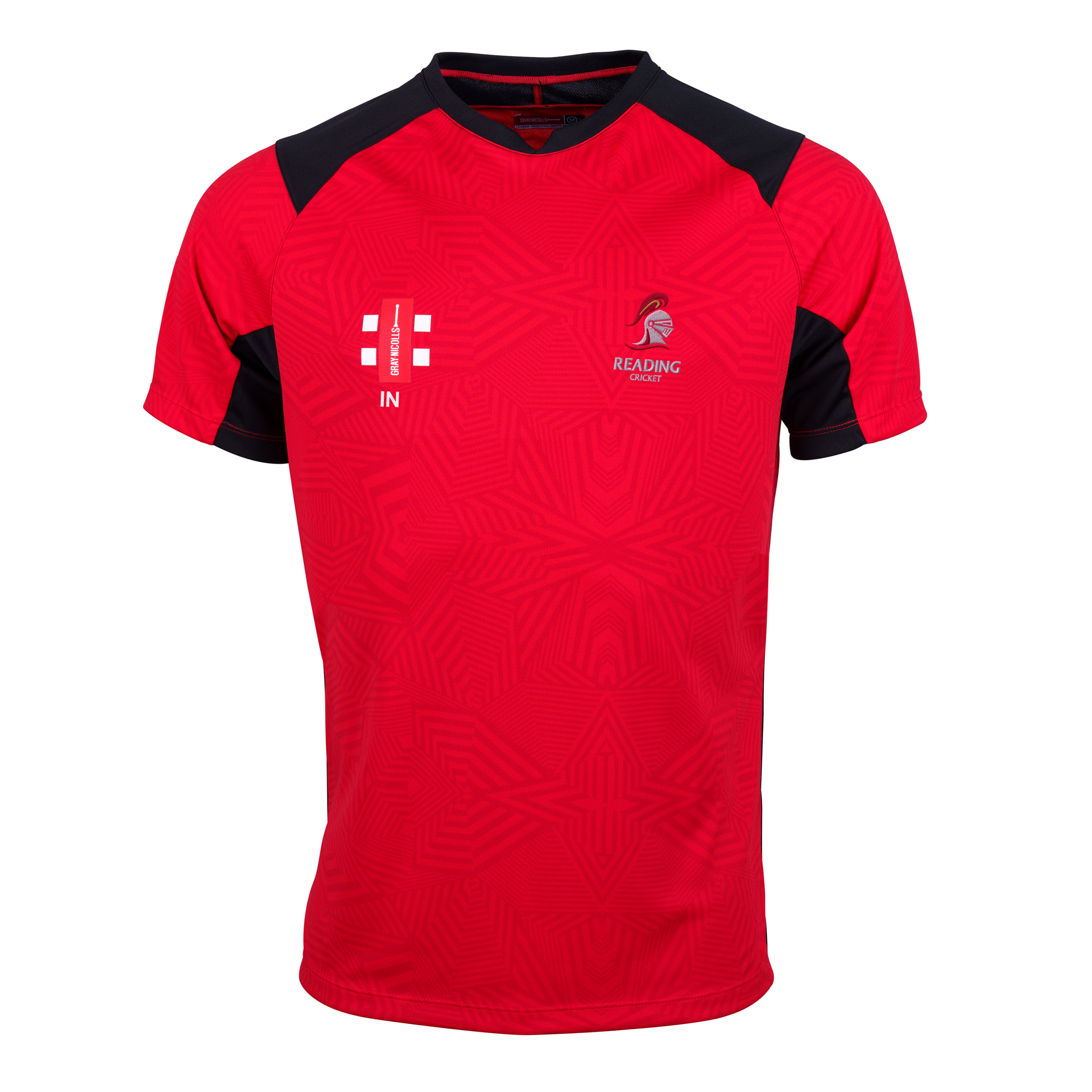 gray-nicolls-pro-performance-v2-maglia-cricket-t20-m-c-senior-rosso-nero image 1