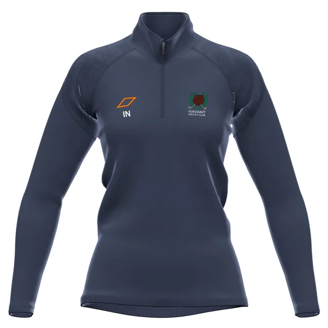 grays-havant-hc-donna-pile-gts-1-4-zip-blu-navy-scuro image 1