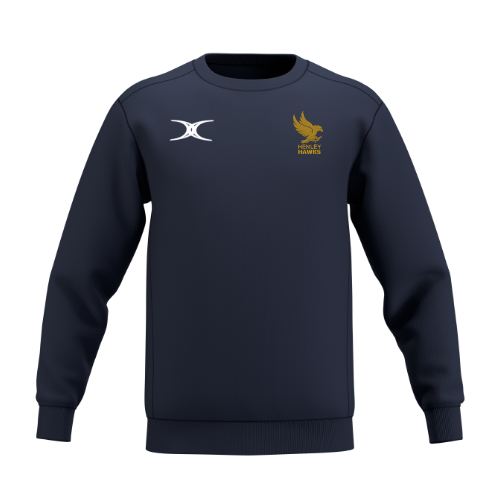 gilbert-rugby-henley-hawks-unisex-felpa-atom-blu-navy-scuro image 1