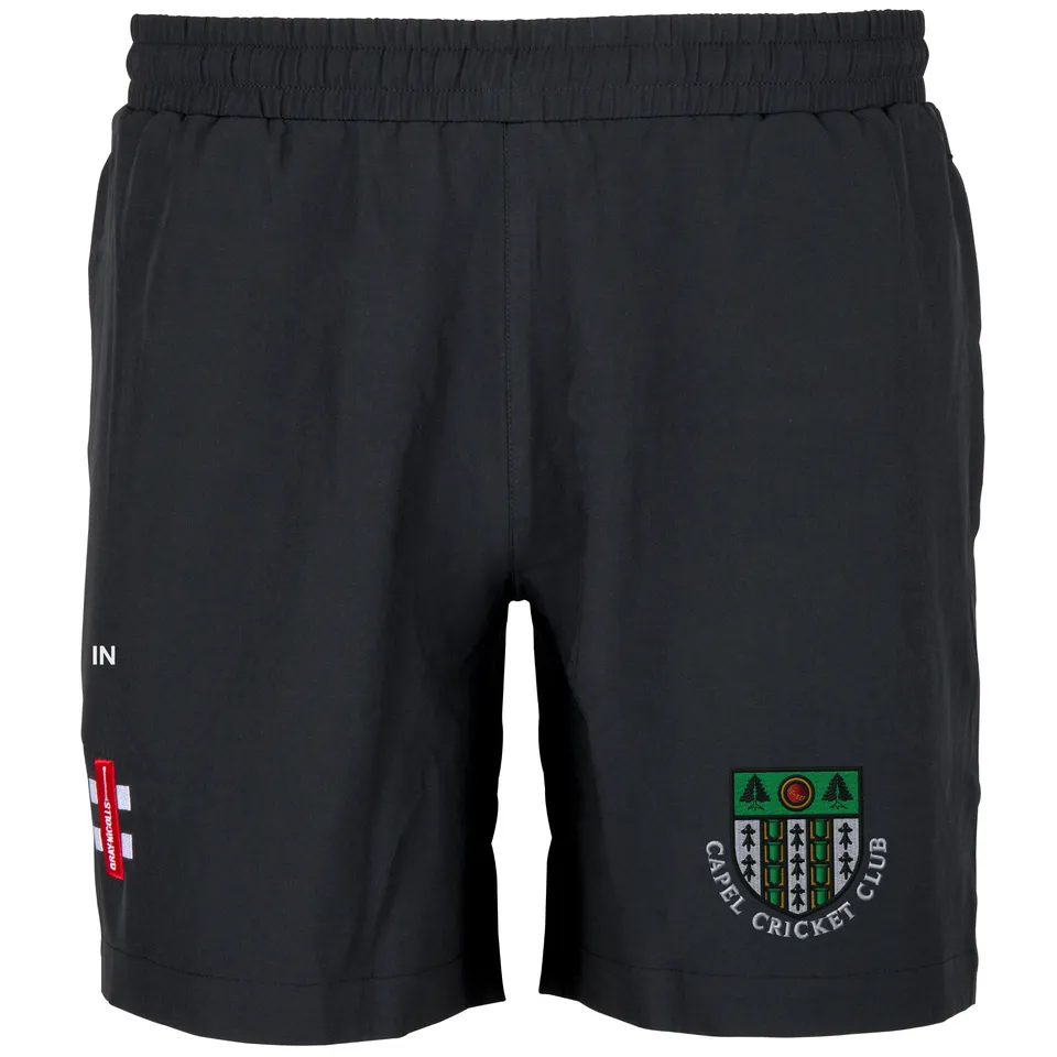 gray-nicolls-velocity-pantaloncini-cricket-junior-capel-cricket-club-surrey-nero image 1