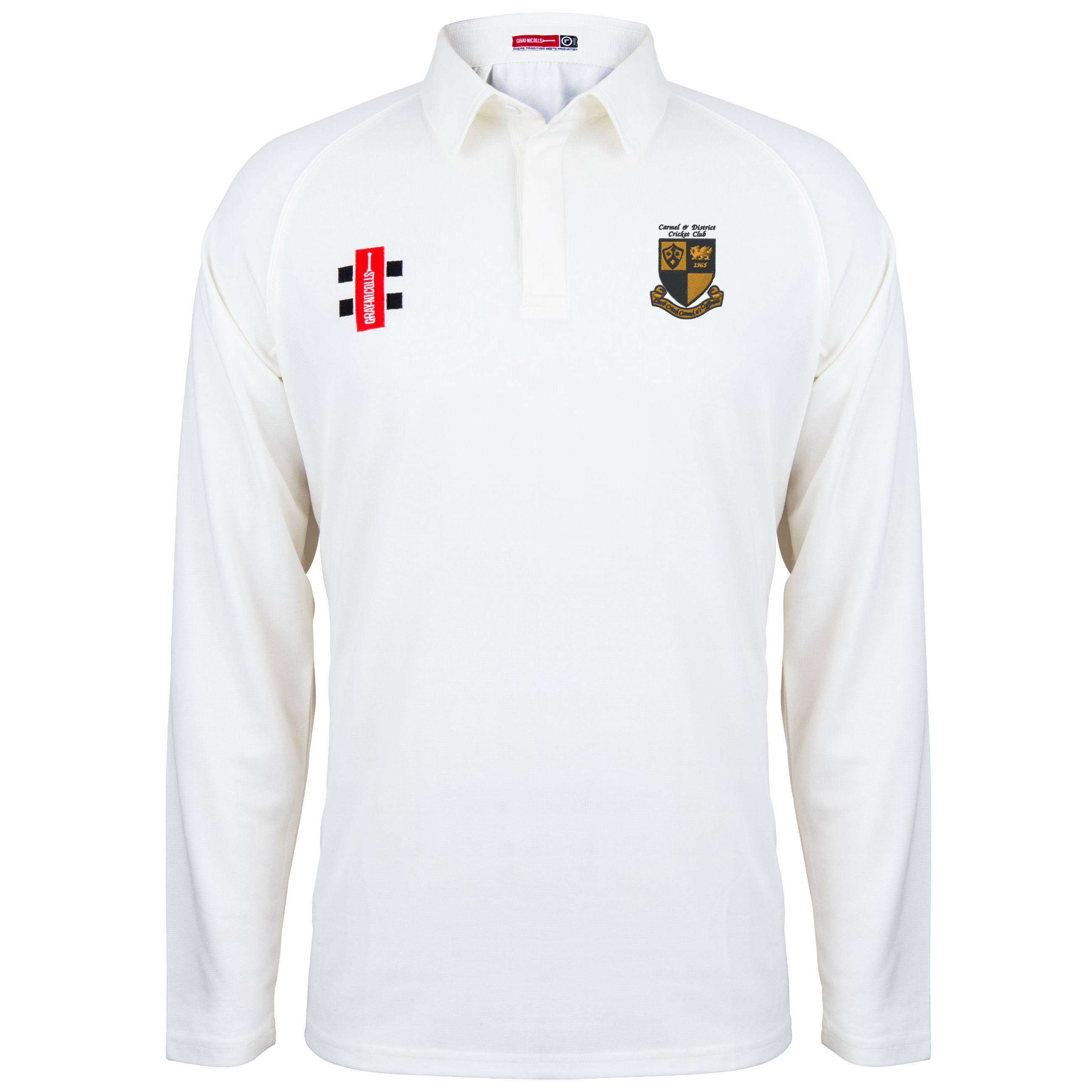 gray-nicolls-matrix-v2-maglia-cricket-manica-lunga-junior-carmel-and-district-cc image 1