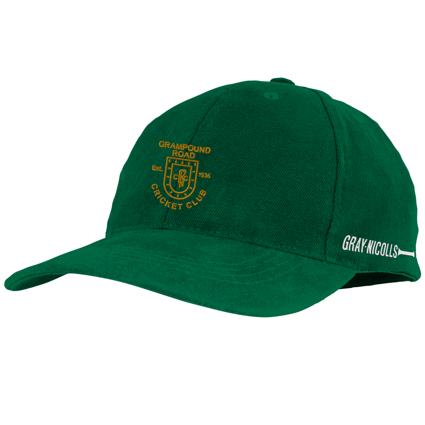gray-nicolls-grampound-road-cc-pro-fit-cappellino-adulto-verde image 1