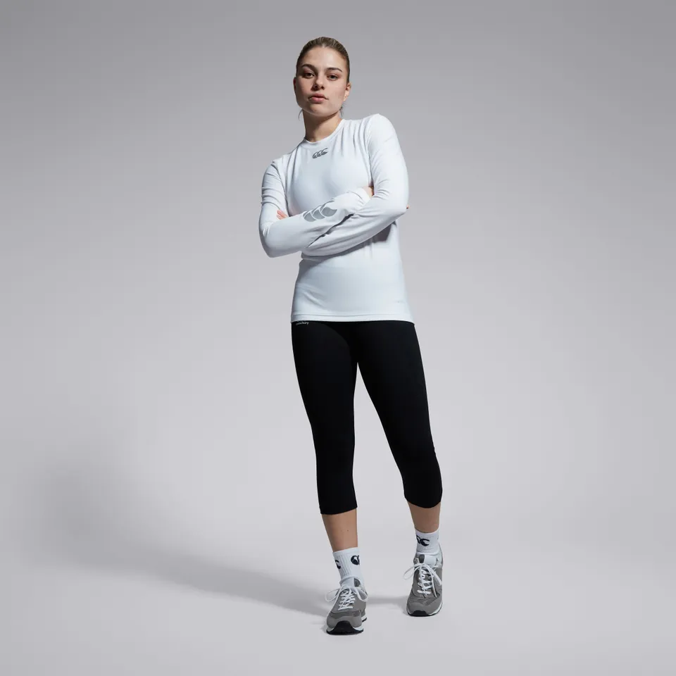 canterbury-thermoreg-top-manica-lunga-donna-bianco image 1