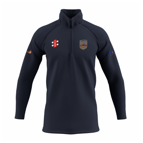 gray-nicolls-brighton-hove-cc-gts-pile-1-4-zip-junior-blu-navy-scuro image 1