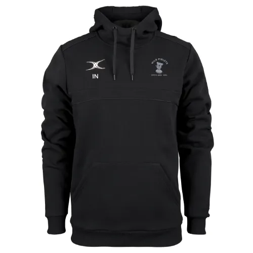 gilbert-rugby-photon-felpa-con-cappuccio-bambino-ditchling-rfc-nero image 1