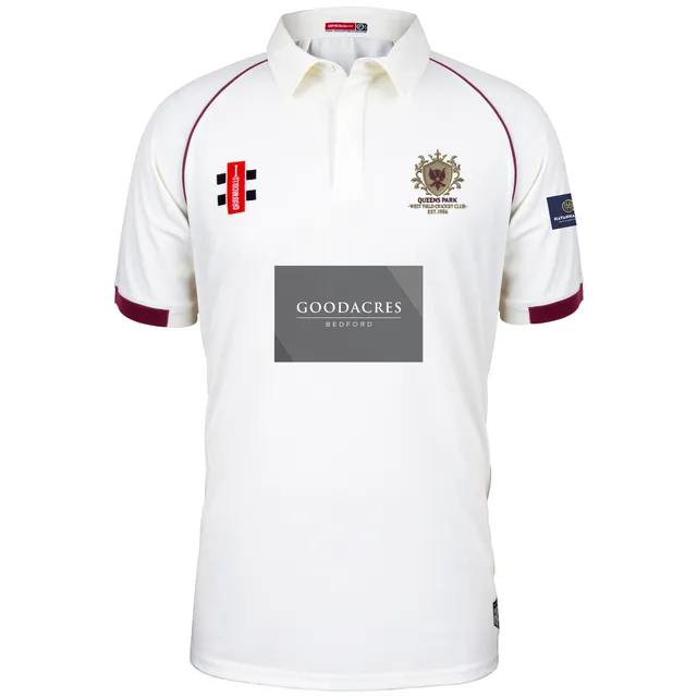 gray-nicolls-matrix-v2-maglia-cricket-manica-corta-junior-queens-park-westfield- image 1