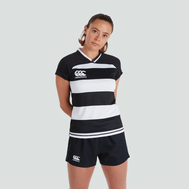 canterbury-vapodri-evader-hooped-jersey-donna-nero image 1