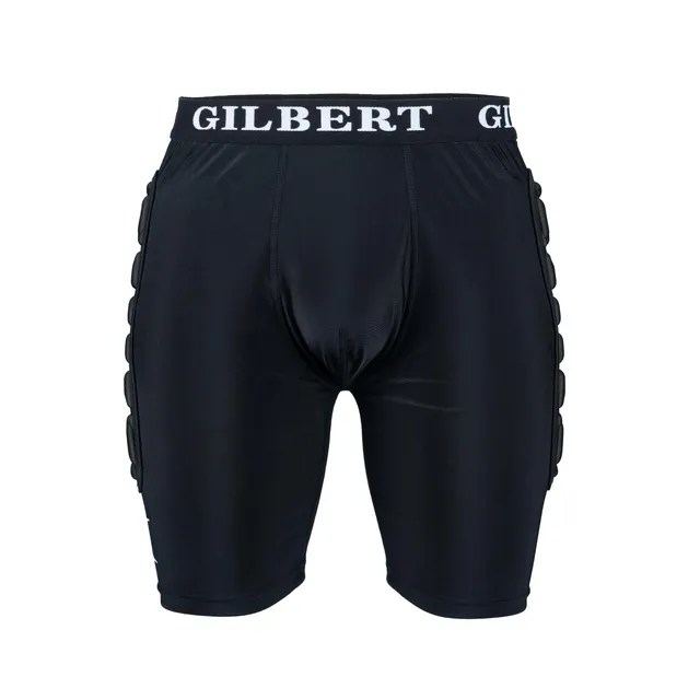 gilbert-rugby-xp25-pantaloncini-protettivi-senior-neri image 1