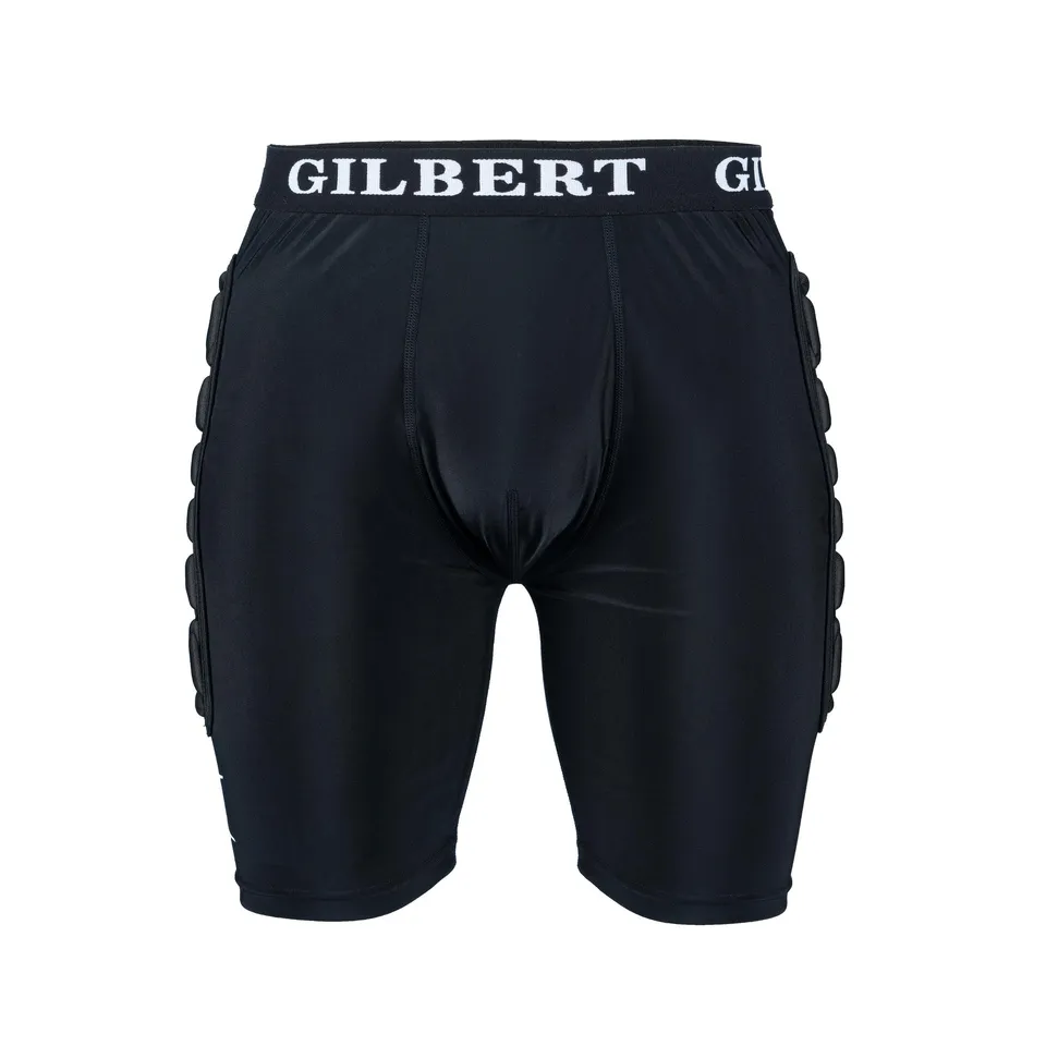 gilbert-rugby-xp25-pantaloncini-protettivi-senior-neri image 1