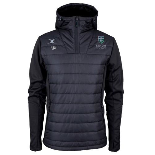 gilbert-rugby-devon-referees-pro-active-giacca-quarter-zip-adulto-nero image 1