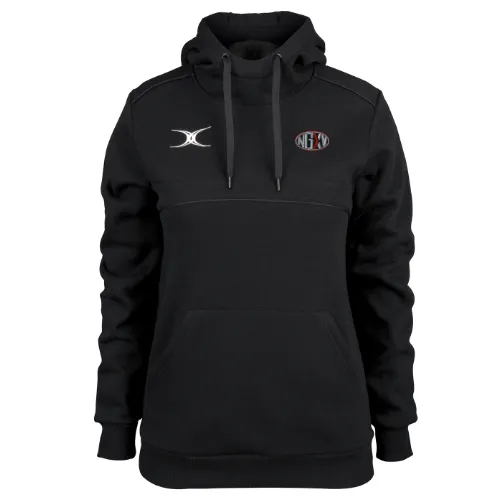 gilbert-rugby-next-gen-xv-felpa-hoodie-donna-photon-black-adulto image 1