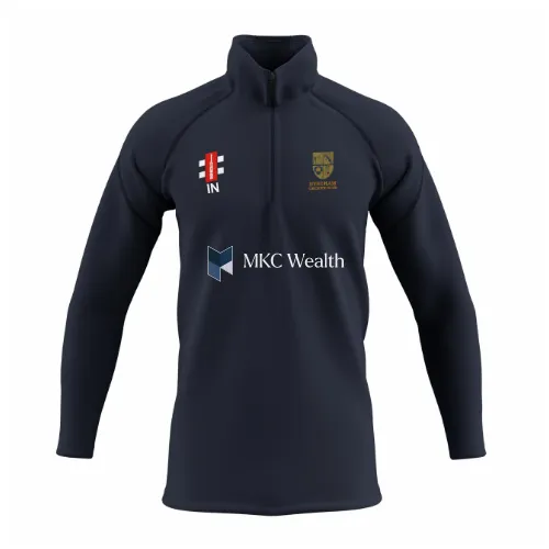 gray-nicolls-eynsham-cc-senior-gts-pile-1-4-zip-dark-navy-felpa-adulto image 1
