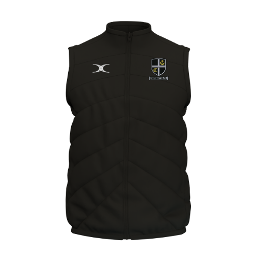 gilbert-rugby-portsmouth-rfc-senior-gts-gilet-bodywarmer-nero image 1