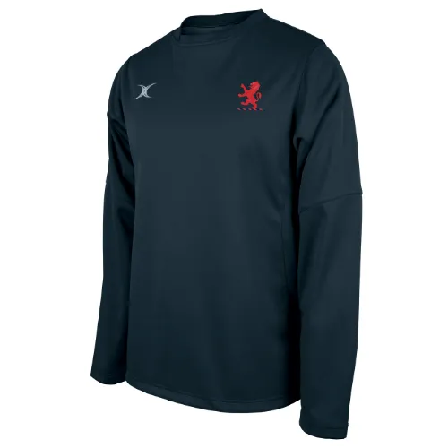 gilbert-rugby-london-scottish-f-c-top-warm-up-pro-uomo-blu-navy-scuro image 1