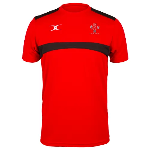 gilbert-rugby-london-society-referees-photon-t-shirt-bambino-rosso-nero image 1