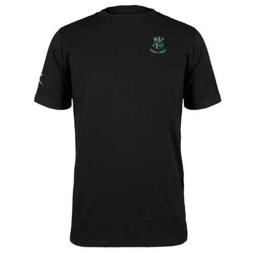 gilbert-rugby-wharfedale-rufc-quest-t-shirt-bambino-nera-con-iniziali image 1