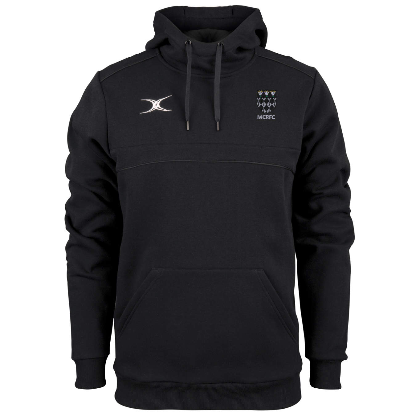 gilbert-rugby-magdalen-college-senior-black-photon-felpa-hoodie-uomo image 1