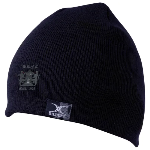 gilbert-rugby-dunfermline-rfc-beanie-hat-adult-blu-navy image 1