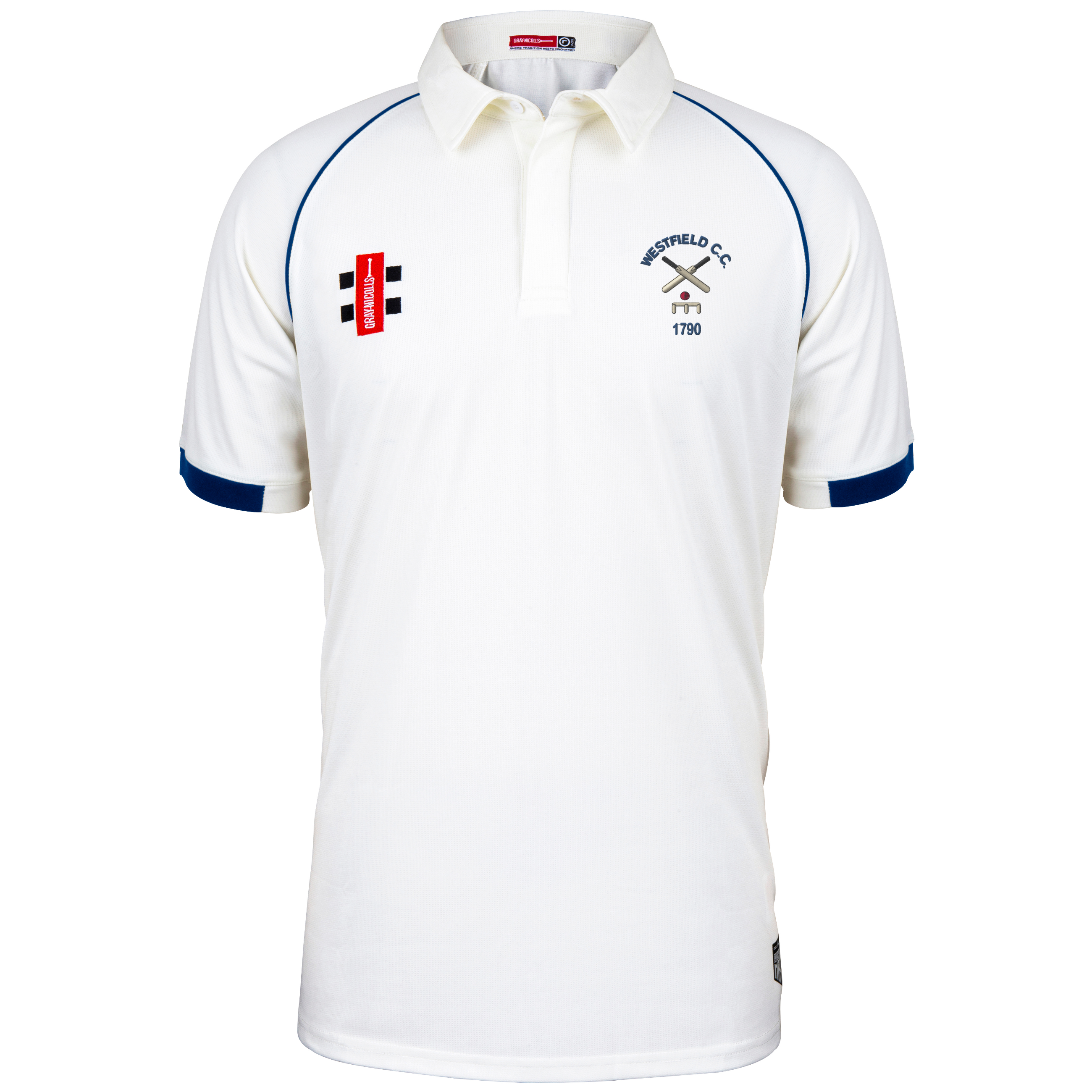 gray-nicolls-matrix-v2-maglia-cricket-s-s-senior-westfield-cricket-club-avorio-n image 1