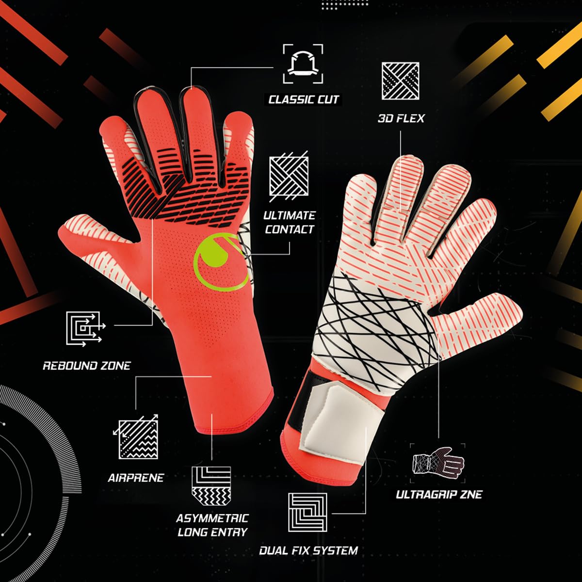 uhlsport-fm-zne-ultragrip-rc-guanti-da-portiere-calcio-professionali image 2