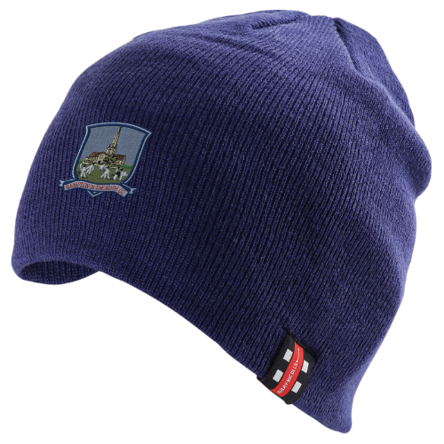 gray-nicolls-bampton-in-the-bush-cc-senior-beanie-hat-blu-navy-scuro image 1