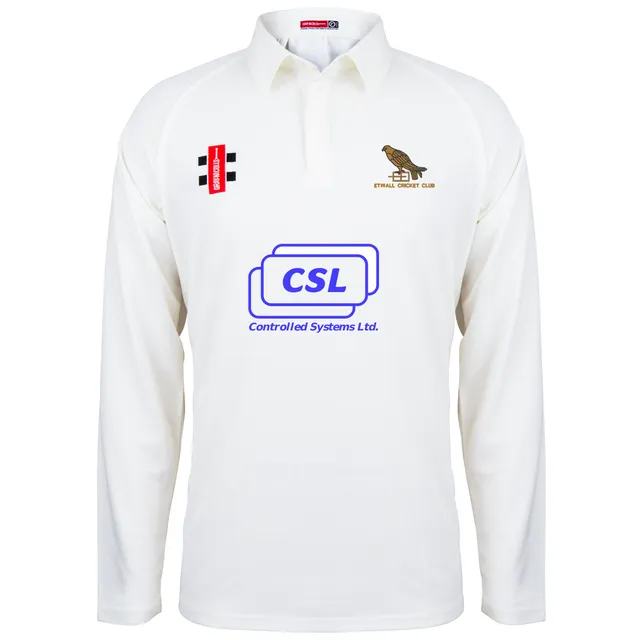 gray-nicolls-etwall-cc-matrix-v2-maglia-cricket-manica-lunga-senior-avorio image 1