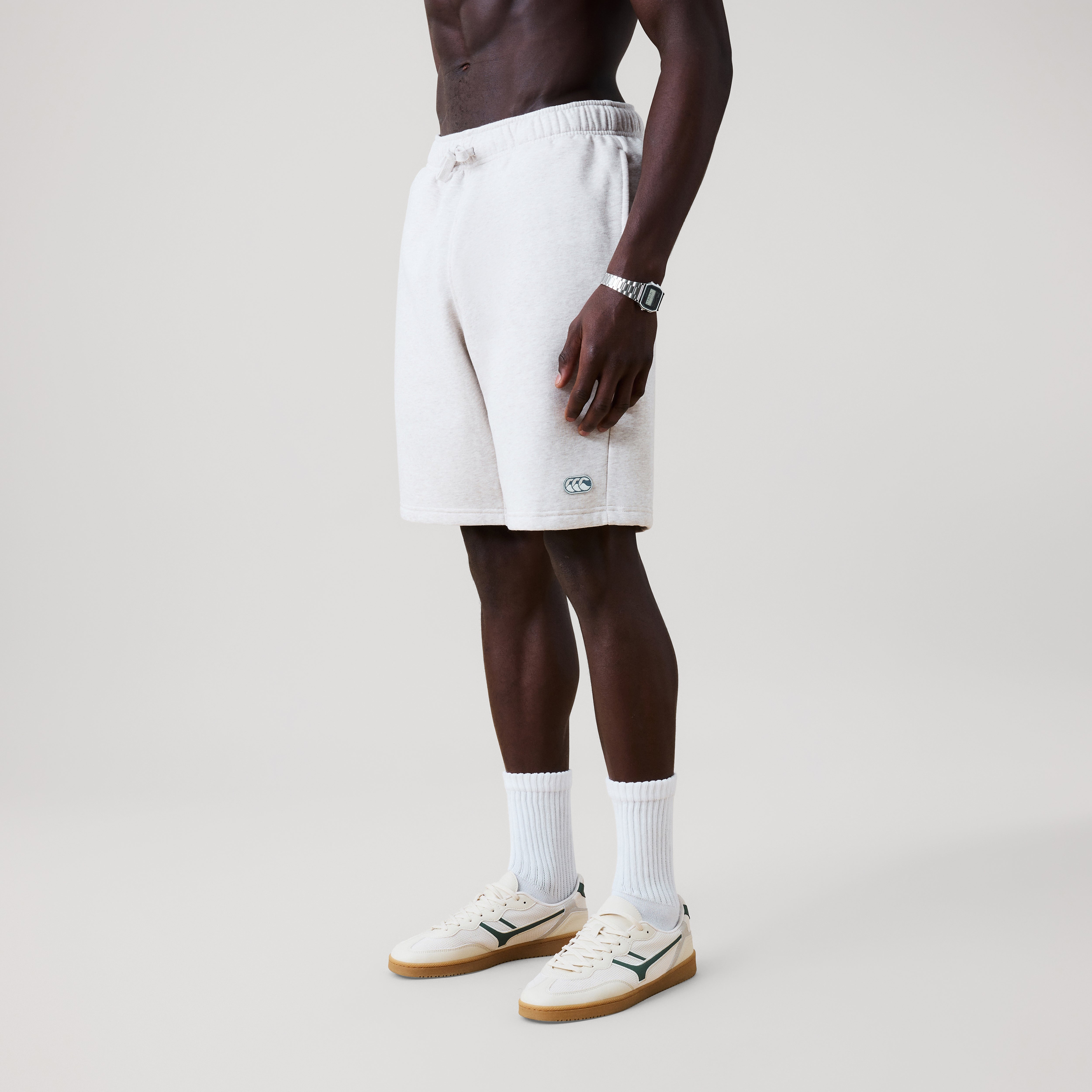 canterbury-mens-everyday-fleece-shorts-grey-pantaloncini-felpa-uomo-grigi image 1