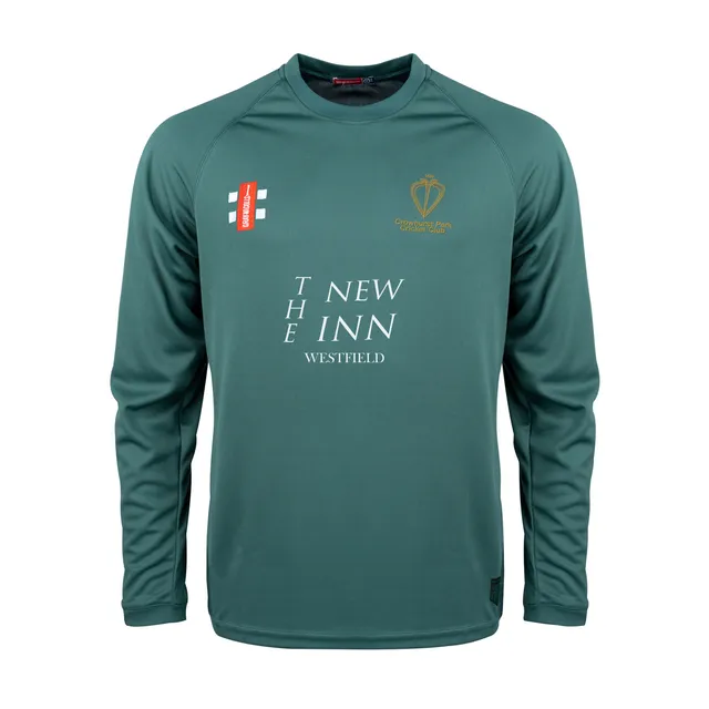 gray-nicolls-crowhurst-park-cc-junior-matrix-v2-maglia-manica-lunga-verde image 1