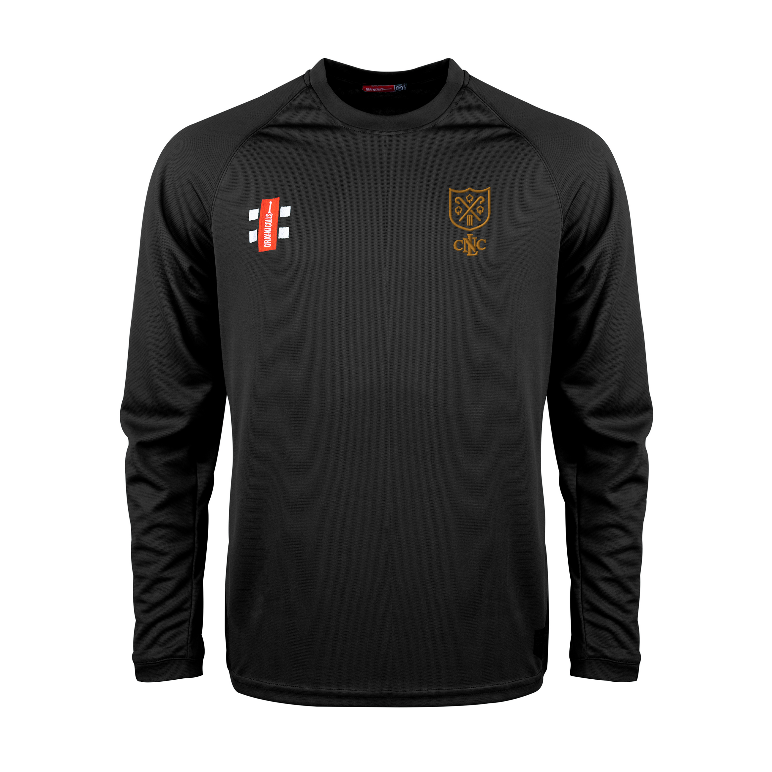 gray-nicolls-matrix-v2-t-shirt-manica-lunga-north-london-cc-adulto-nero image 1
