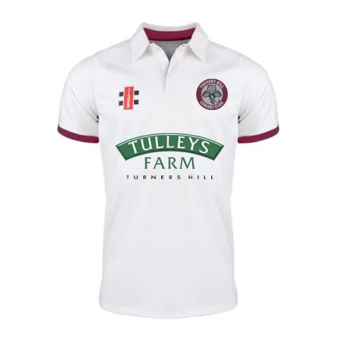 gray-nicolls-turners-hill-cc-senior-maglia-pro-performance-v2-manica-corta-avori image 1